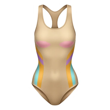create an emoji, body suit in color beige, for women, no human sticker