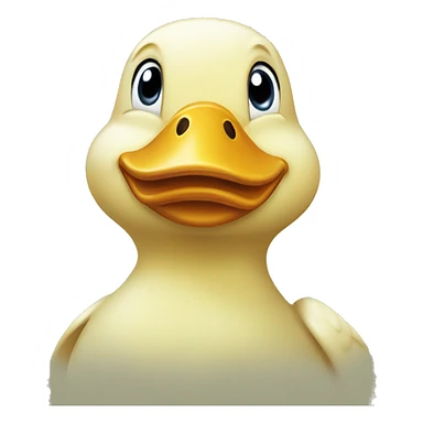 Cute duck sticker