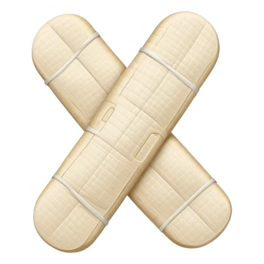 medical bandages in shape of checkmark sticker