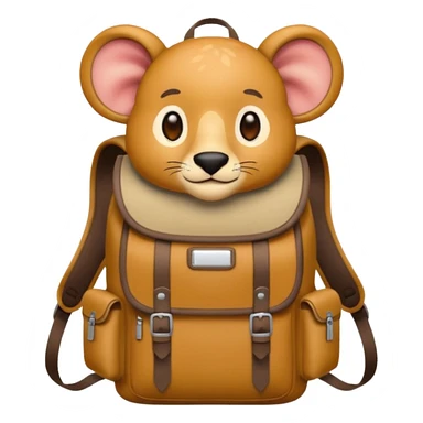 Safari Animal with Backpack  sticker