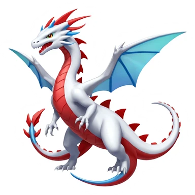 Rayquaza-Reshiram-Salamence-fusion (full body) sticker