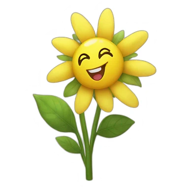 sunflora pokemon happy waving sticker