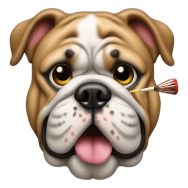 Bulldog Planung Darts sticker