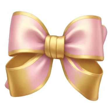 pastel gold bow sticker