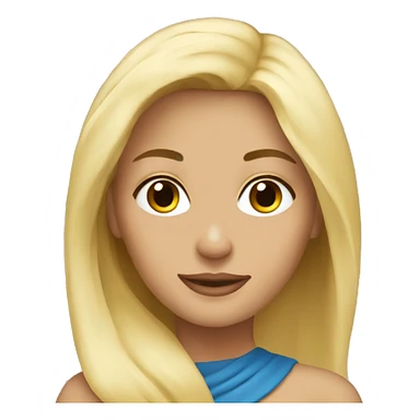 very beautiful blonde woman sticker