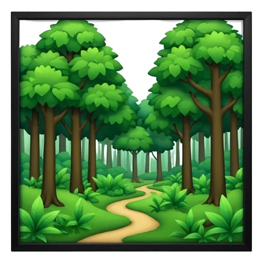 nature frame sticker