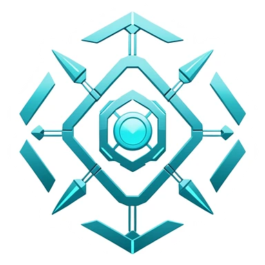  White And Cyan Cyber Aesthetic Deco sticker