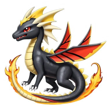 Meloetta-Salandit-Giratina-Nargacuga-Pokémon-Fakémon-fusion-hybrid-creature sticker