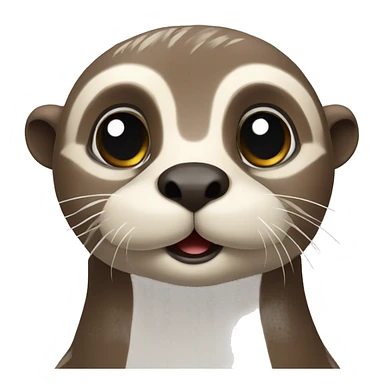 Otter, Eule, Schaf Freunde sticker