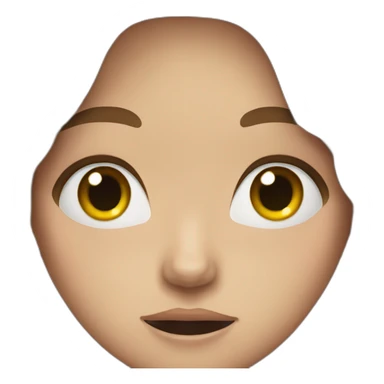 wavy brown hair white woman cry sticker