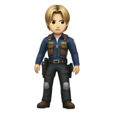 Emoji Leon kennedy sticker