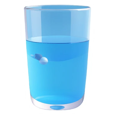  glass with water sticker