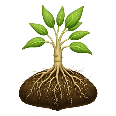 seed sprouting root and shoot sticker
