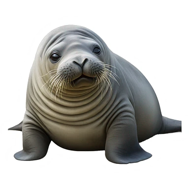 elephant seals sticker