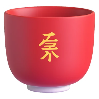 traditional Chinese tea cup with no handle, small porcelain cup sticker