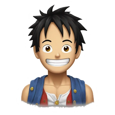 Luffy qui rigole  sticker