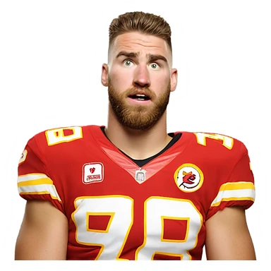 Travis Kelce Crying sticker