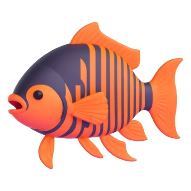 colorful fish sticker