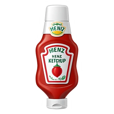 One Heinz Ketchup Sachets 10ml sticker