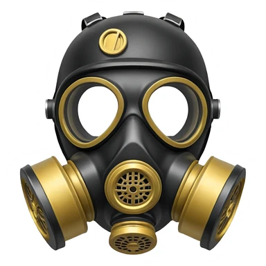 gas mask sticker