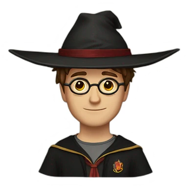 Harry Potter sombrero seleccionadoe sticker