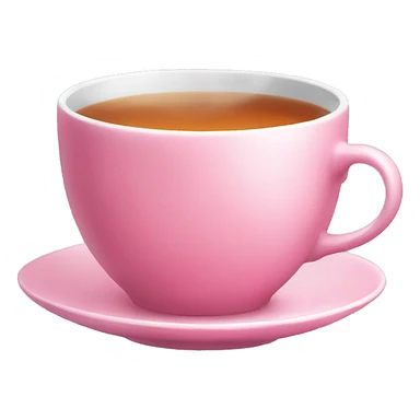 Cup of tea but girly sticker