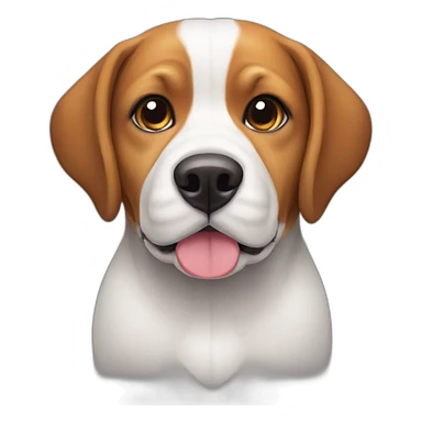 Chubby tricolor beagle sticker