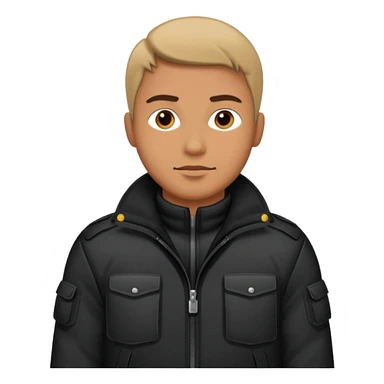 man wearing bullet proof jacket sticker