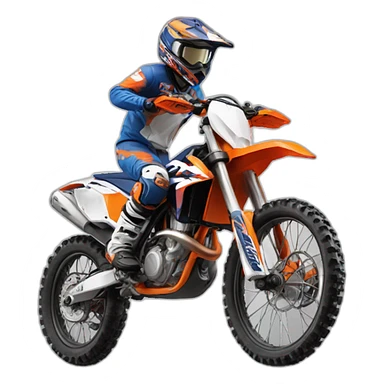 Motocross ktm sticker