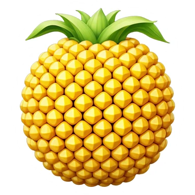 Corn in the shape of a ball sticker