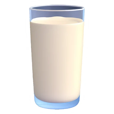 a glass of milk sticker