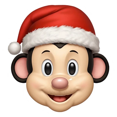 mickey christmas sticker