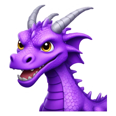 purple dragon sticker