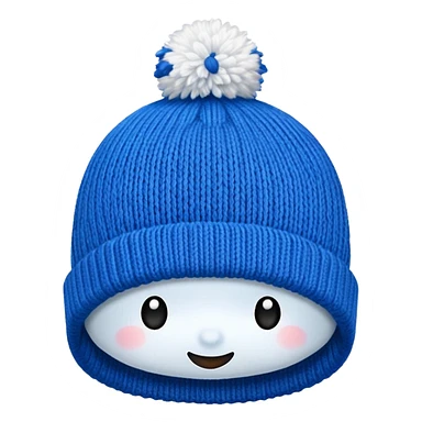 winter hat no human sticker