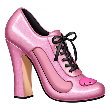 Betsey Johnson style spam meat shoe sculpture  sticker