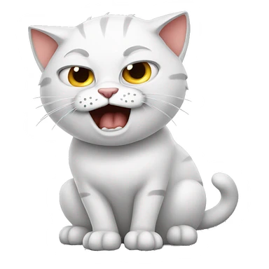 Mad cat sticker