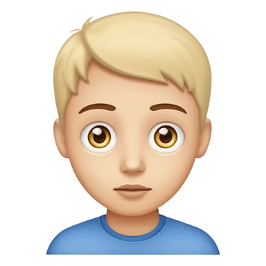 Person wide eyes' sticker