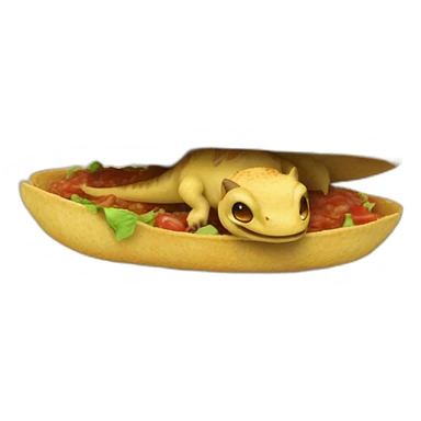 Un tacos dinosaure sticker