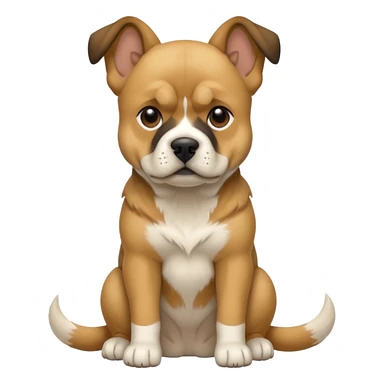 Presse Canario dog sitting sticker