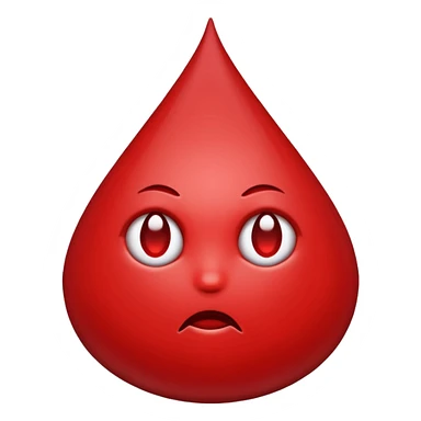 drop of blood sticker