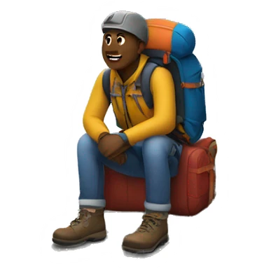 trip to the mountains sticker