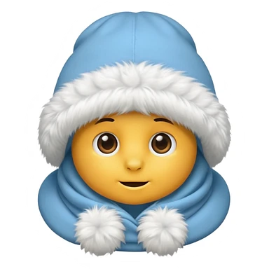 big fluffy fur winter hat cloth, only hat sticker