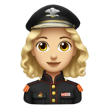 Marine, girl, piel Clara sticker