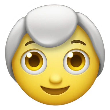 Smile roll eyes sticker