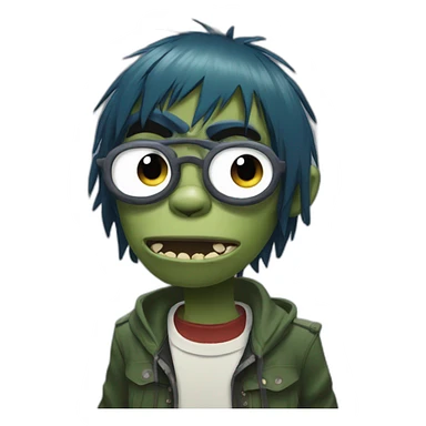 Gorillaz sticker