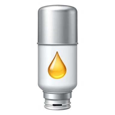 a white color oil paint tube sticker