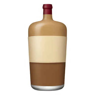 Beige wine  sticker