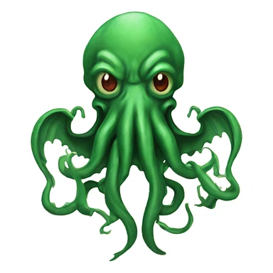 Cthulhu with phone  sticker