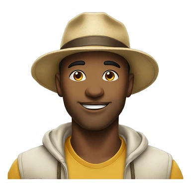 😩with hat sticker