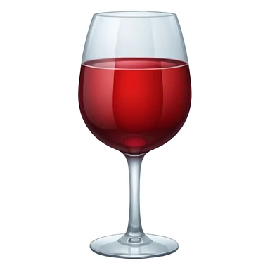 Red wine glass
 sticker